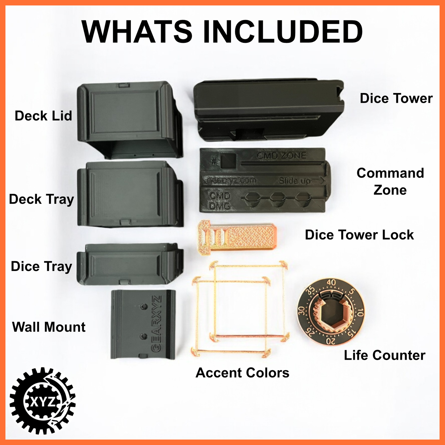 MonoLith Deck Box With Dice Tower, Wall Mounted