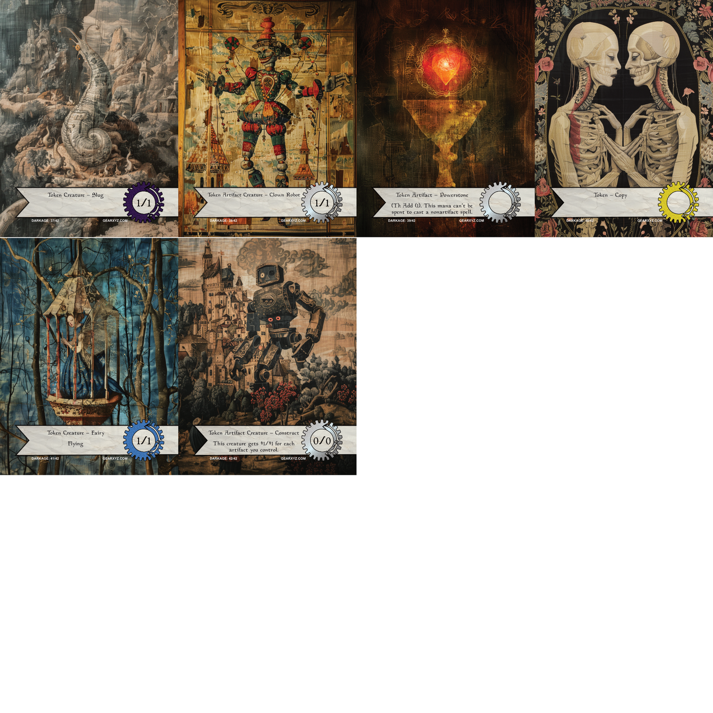MTG Token Set - 42ct - DARKAGE