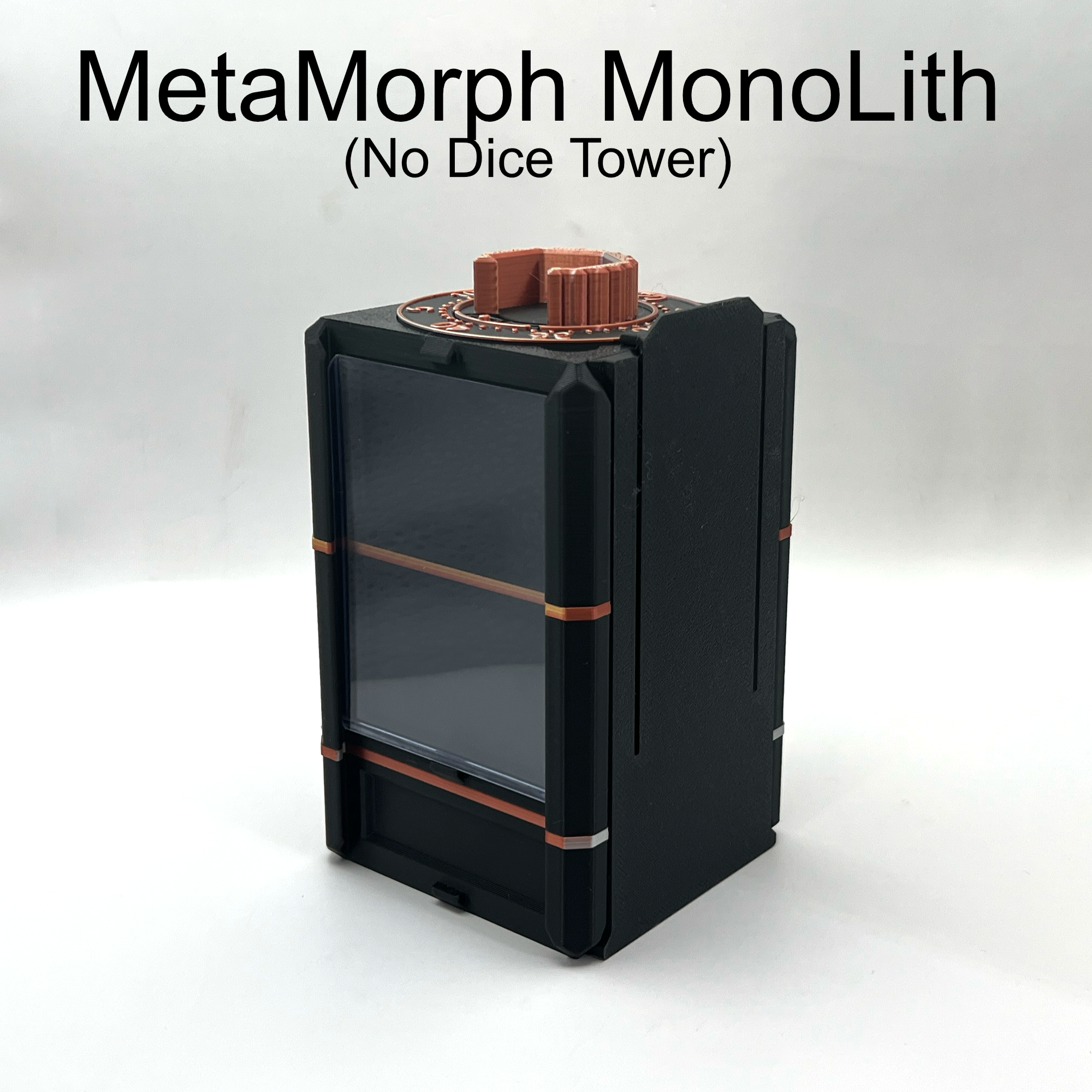 MetaMorph MonoLith Deck Box, Custom Deck Box (No Dice Tower) for MTG