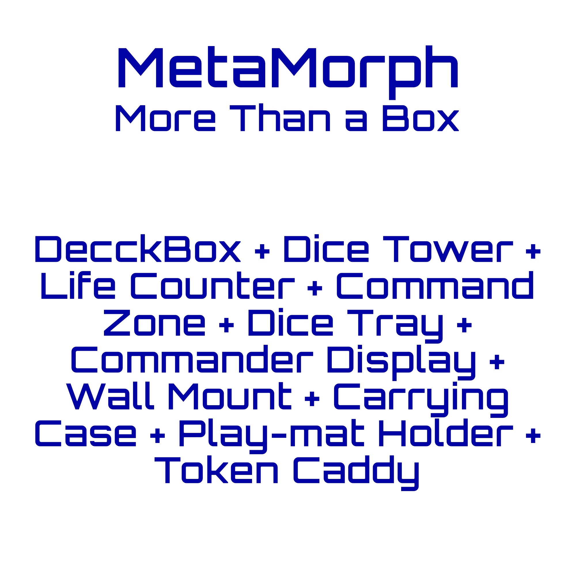 MetaMorph Caddy 4 pack carrying frame for the GEARXYZ Deck Box