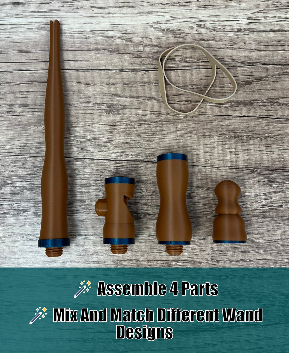 Rubber Band Dueling Wand (Warble)