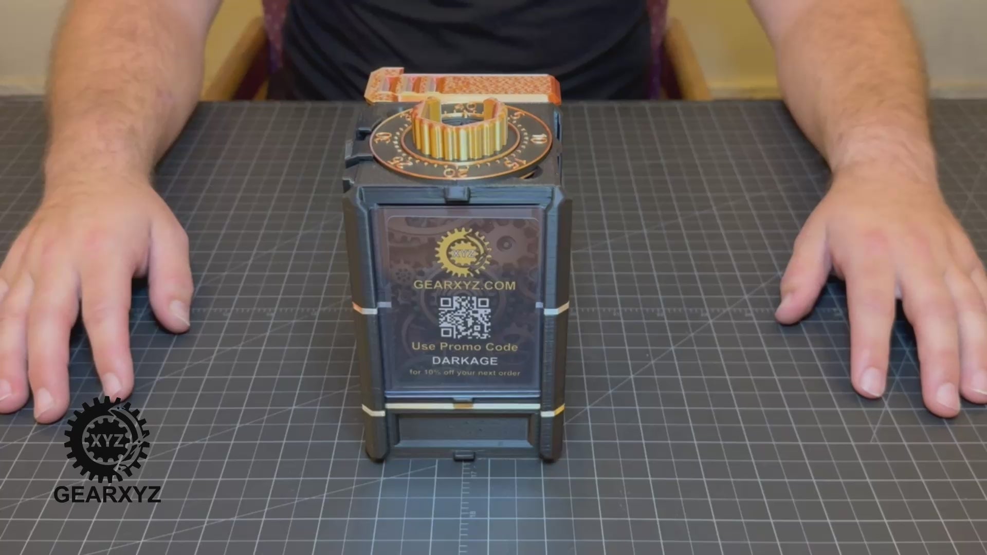 MetaMorph MonoLith: Dice Tower and Deck Box with Modular Deck Storage and Organization