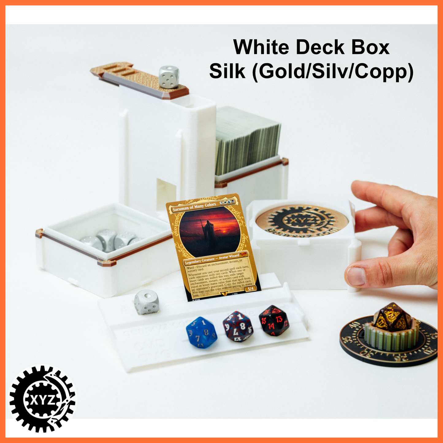 MonoLith Deck Box With Dice Tower, Wall Mounted