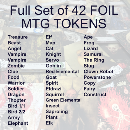 MTG Token Set - 42ct - DARKAGE
