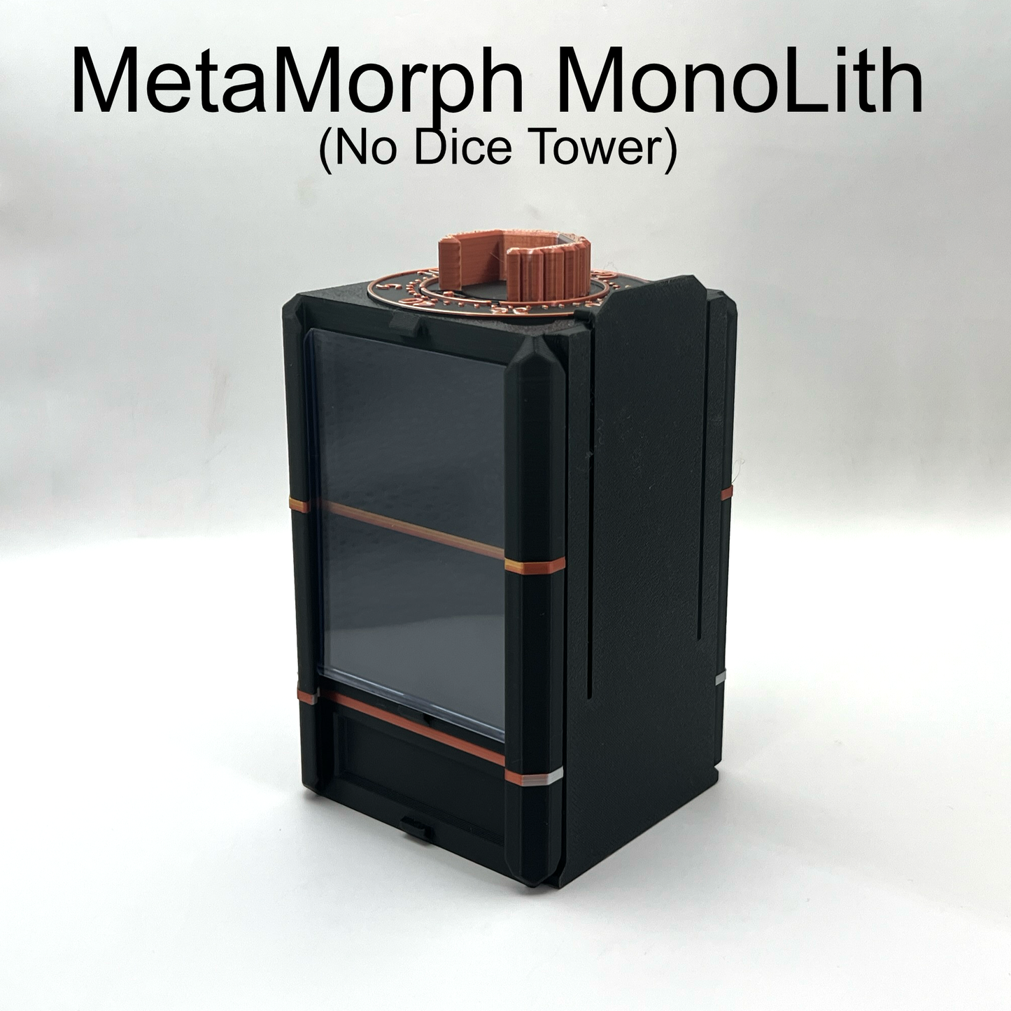 MetaMorph MonoLith Deck Box, Custom Deck Box (No Dice Tower) for MTG