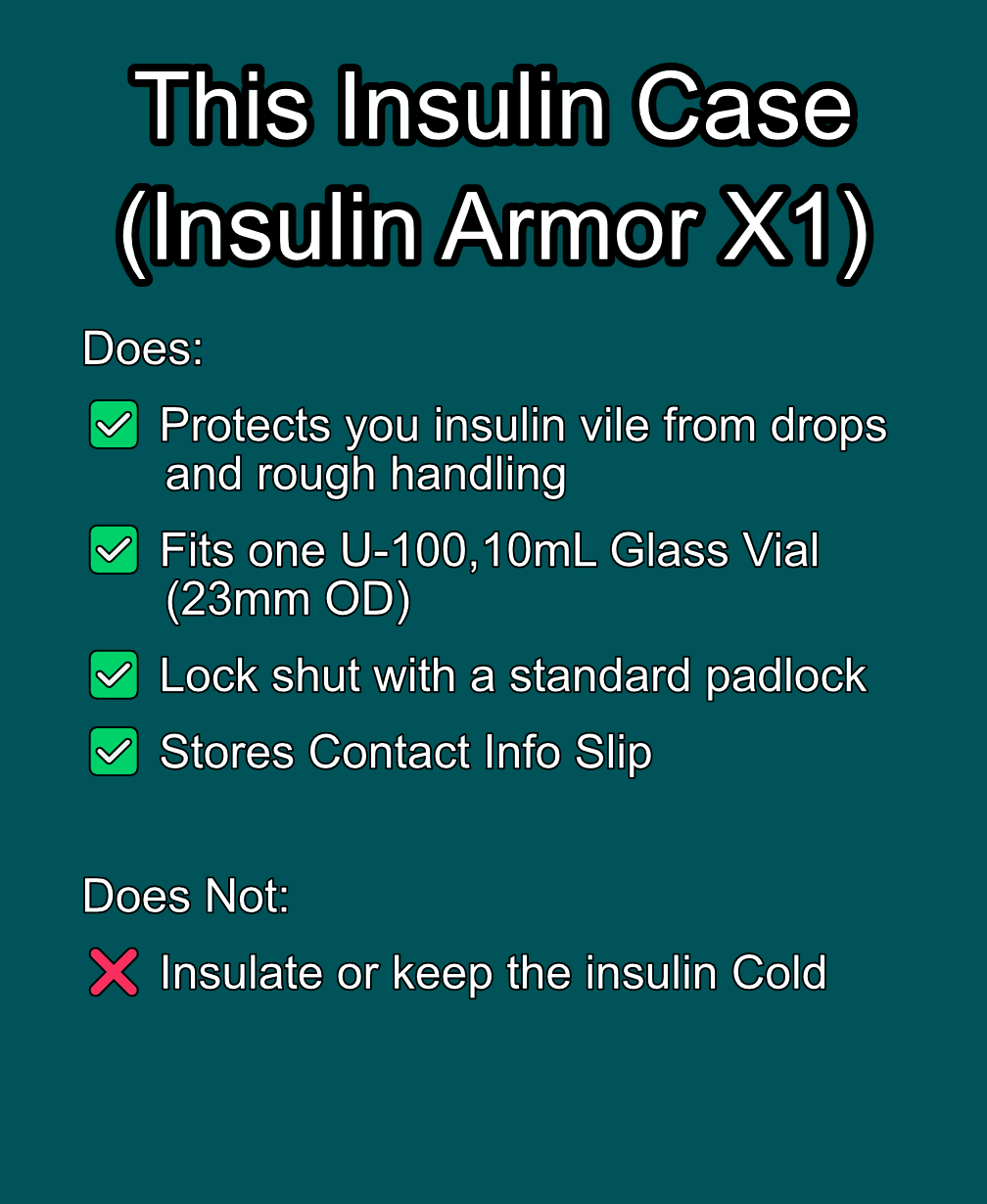 MedArmor Insulin Vials X4