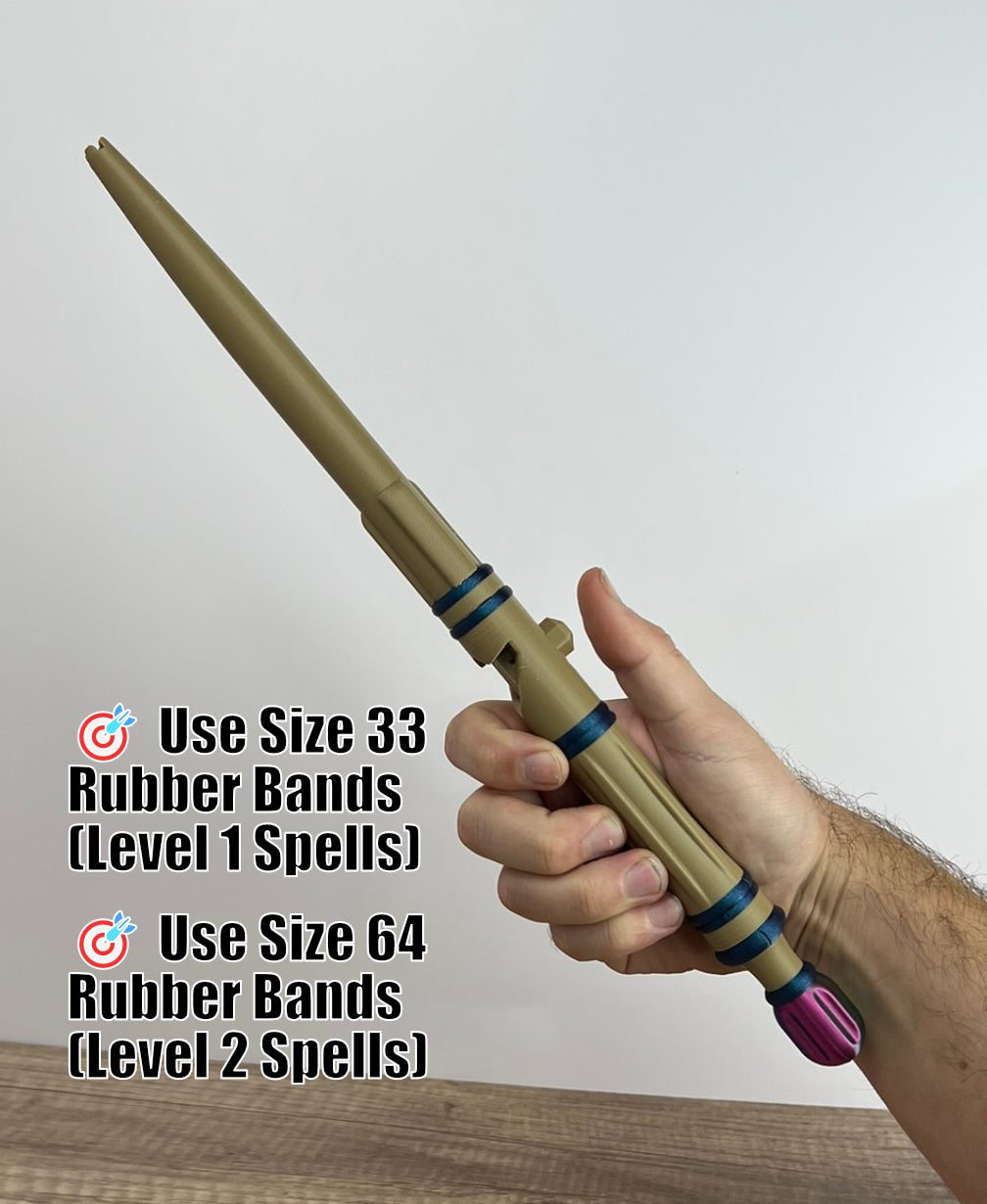 Rubber Band Dueling Wand (SilkNeedle)