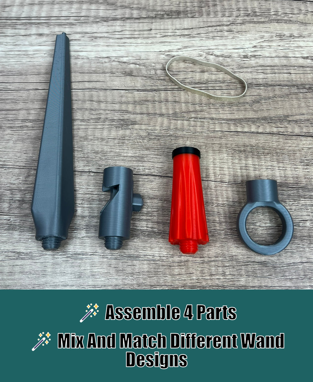 Rubber Band Dueling Wand (SilkNeedle)