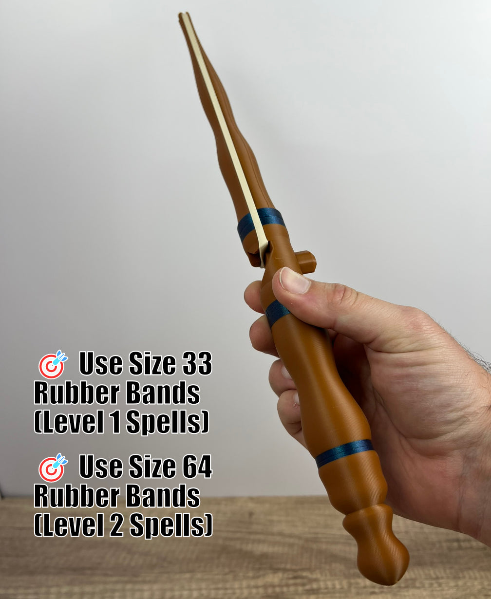 Rubber Band Dueling Wand (Warble)