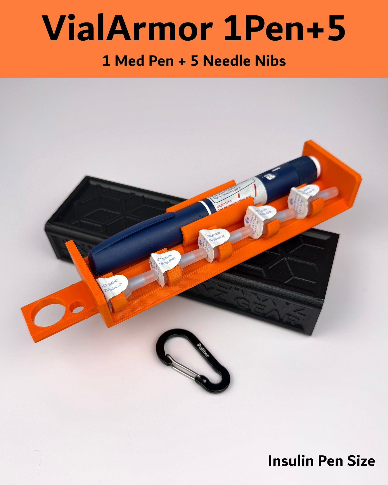 Vial Armor 1 Med Pen + 10 Nibs (Insulin Case)