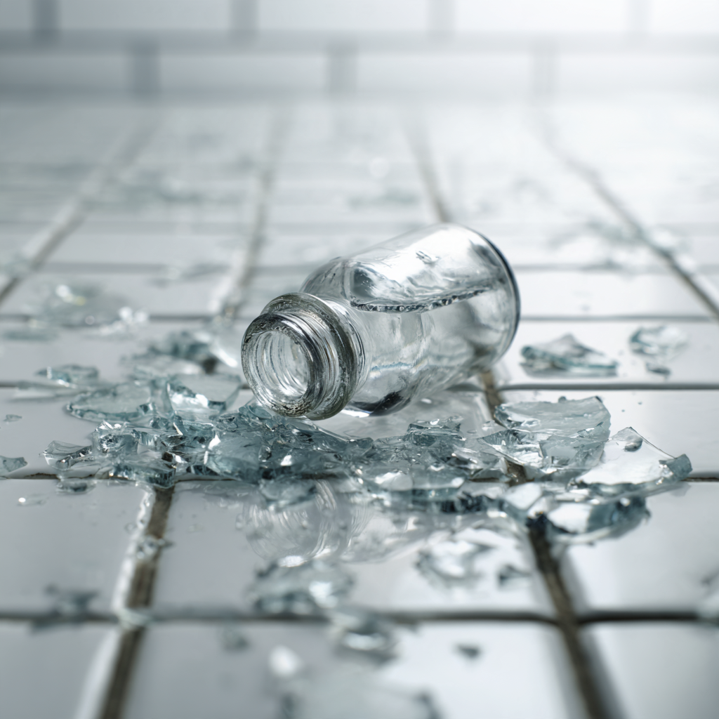 The glass breaks in a second. The rest takes all afternoon.&nbsp;